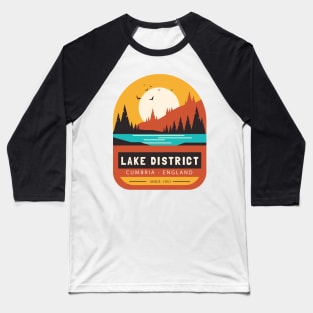 The Lake District - Cumbria England Baseball T-Shirt